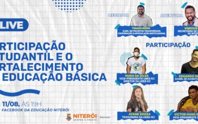 Secretaria de Educação de Niterói promove live para marcar o Dia do Estudante