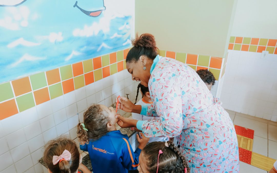 Conscientização e prevenção: crianças recebem orientações sobre saúde bucal na Rede Municipal